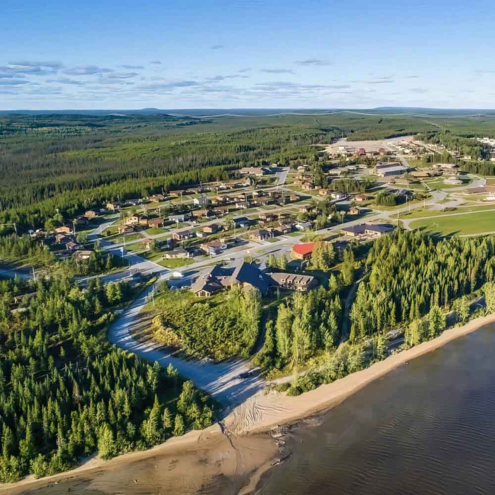 Ouje-Bougoumou Aerial Photo